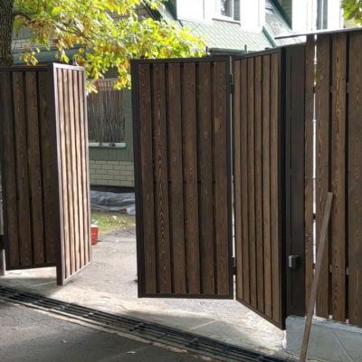 Купите и Закажите Ворота Гармошка: Лучшая Цена от 47924 руб, Установка под Ключ и Доставка в Костомукше и по Области
